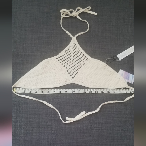 Crochet crop top / bra top - Picture 5 of 7